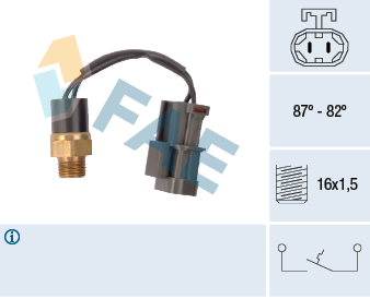 Comutator temperatura, ventilator radiator 37760 FAE