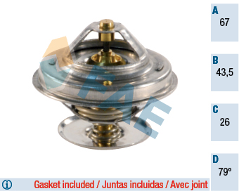 Termostat,lichid racire 5305479 FAE