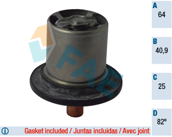 Termostat,lichid racire 5331082 FAE