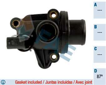 Termostat,lichid racire 5345087 FAE