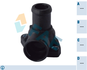 Flansa lichid racire 54357 FAE
