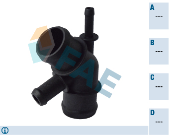 Flansa lichid racire 54380 FAE