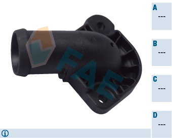 Flansa lichid racire 54381 FAE