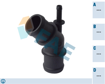 Flansa lichid racire 54385 FAE