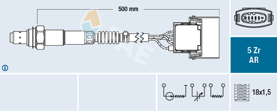 Sonda Lambda 75015 FAE