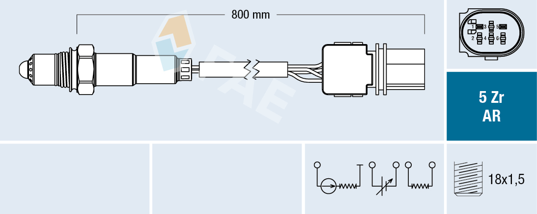 Sonda Lambda 75023 FAE