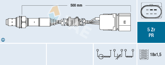 Sonda Lambda 75038 FAE