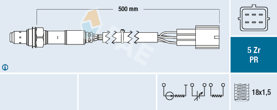 Sonda Lambda 75041 FAE