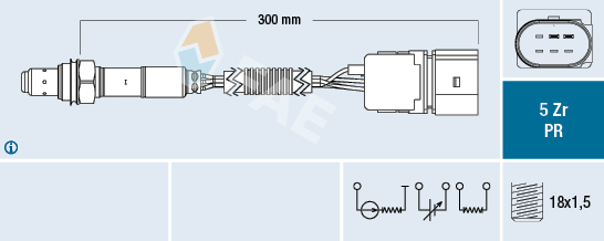 Sonda Lambda 75048 FAE