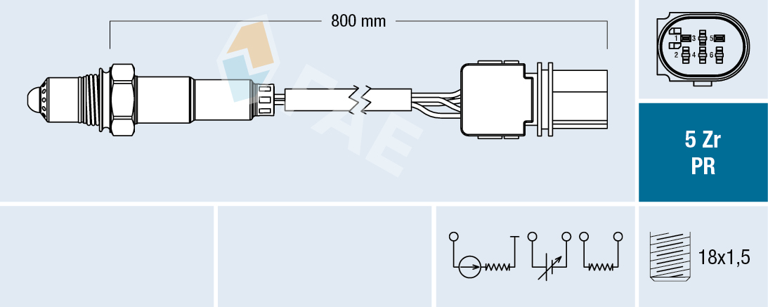 Sonda lambda 75051 FAE