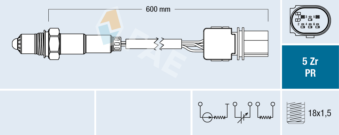 Sonda lambda 75063 FAE