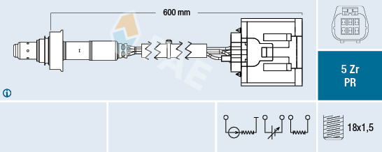 Sonda Lambda 75089 FAE