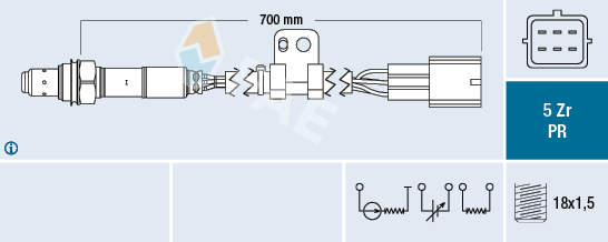 Sonda Lambda 75090 FAE