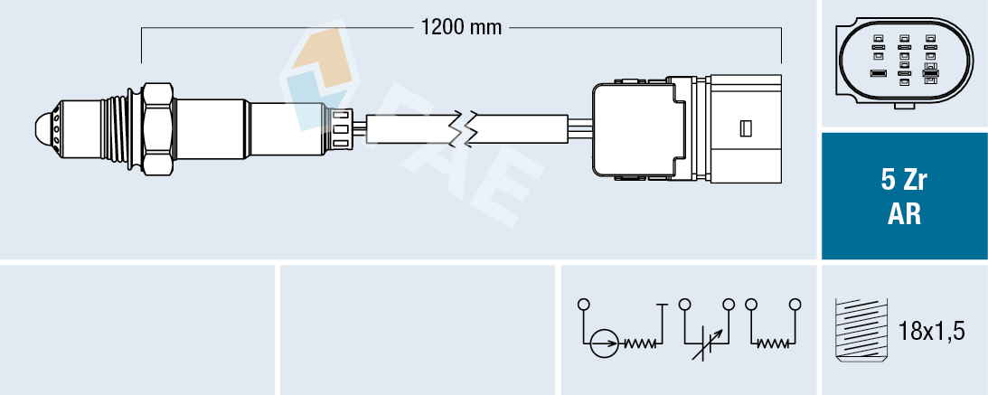 Sonda lambda 75097 FAE