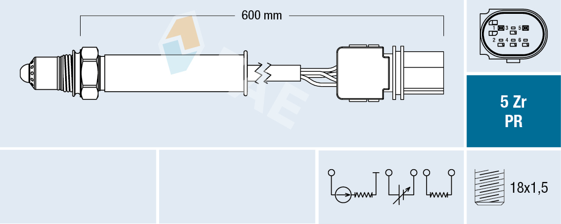 Sonda lambda 75125 FAE