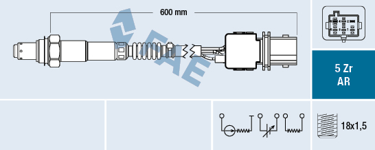 Sonda lambda 75137 FAE