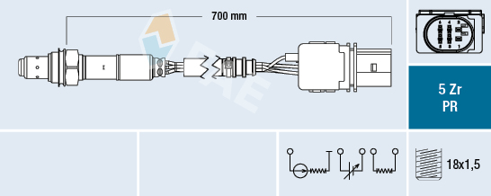 Sonda Lambda 75158 FAE