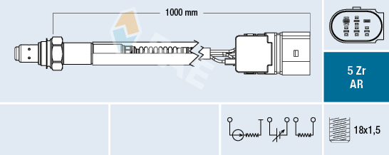 Sonda Lambda 75162 FAE