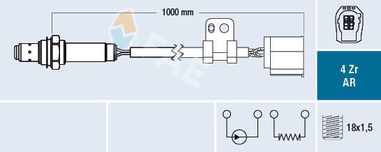 Sonda Lambda 75612 FAE