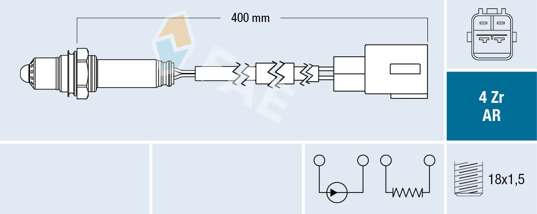 Sonda lambda 75617 FAE