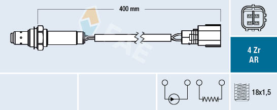 Sonda Lambda 75619 FAE