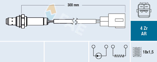 Sonda Lambda 75621 FAE