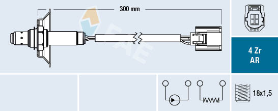 Sonda Lambda 75624 FAE