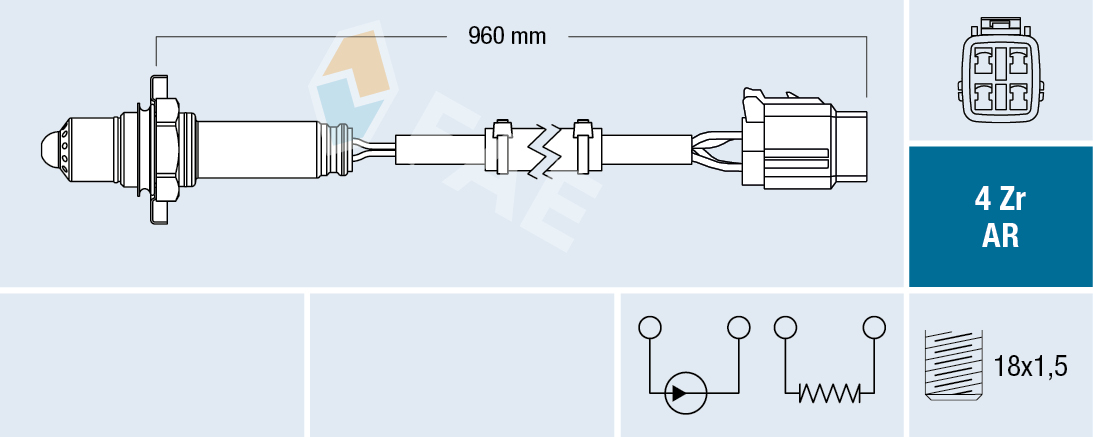 Sonda Lambda 75631 FAE