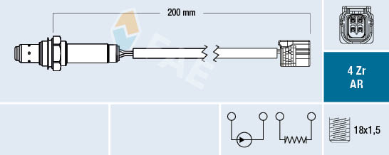 Sonda Lambda 75632 FAE