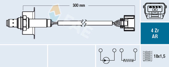 Sonda Lambda 75642 FAE