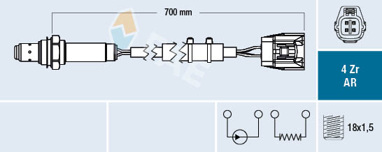 Sonda Lambda 75652 FAE