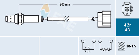 Sonda Lambda 75653 FAE