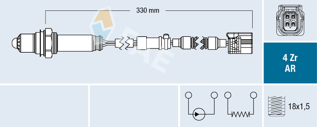 Sonda Lambda 75682 FAE