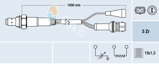 Sonda lambda 77107 FAE