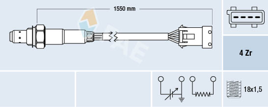 Sonda lambda 77167 FAE