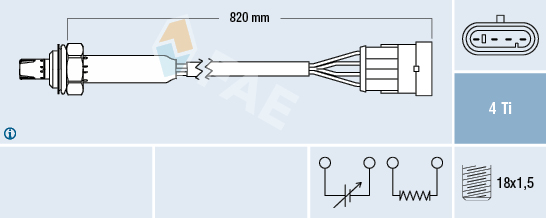 Sonda Lambda 77184 FAE