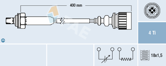 Sonda Lambda 77187 FAE