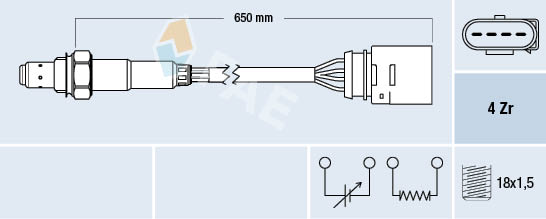Sonda lambda 77200 FAE