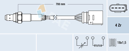 Sonda lambda 77205 FAE