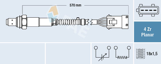 Sonda lambda 77283 FAE