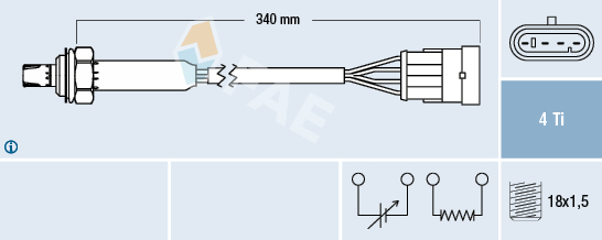 Sonda Lambda 77300 FAE