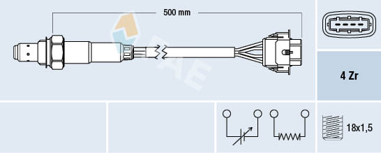 Sonda lambda 77303 FAE