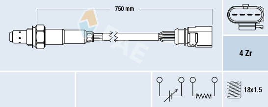 Sonda lambda 77399 FAE