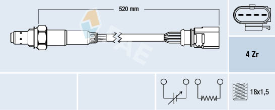 Sonda lambda 77438 FAE
