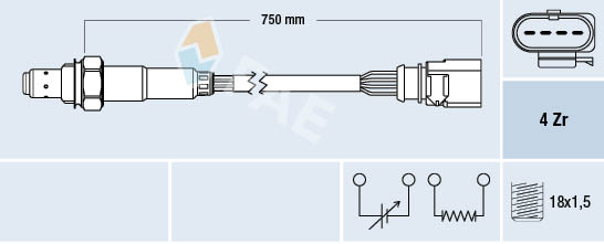 Sonda lambda 77508 FAE