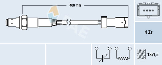 Sonda lambda 77590 FAE