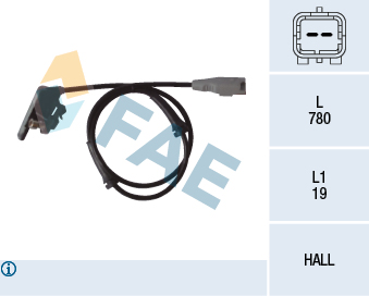 Senzor,turatie roata 78080 FAE