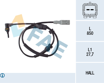 Senzor,turatie roata 78086 FAE
