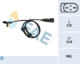 Senzor,turatie roata 78151 FAE