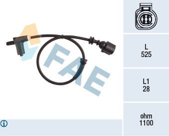 Senzor,turatie roata 78175 FAE